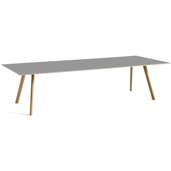 CPH 30 2.0 Pöytä 300x90 cm Vesipohjaisella Lakalla Käsitelty Tammi / Harmaa Linoleumi