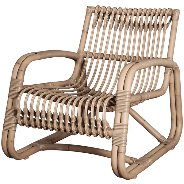 Curve Loungestol Naturlig