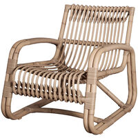 Curve Loungestol Naturlig