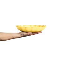 Oyster Skål 24 cm Gul