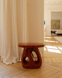 Amé Side Table Rust