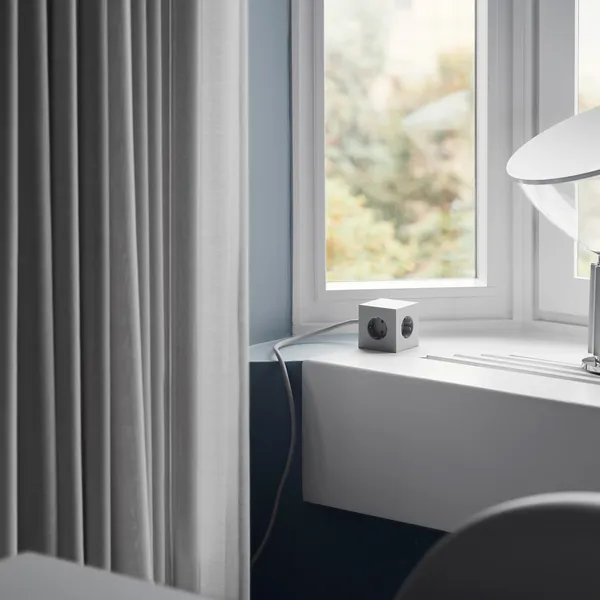 Square 1 Jatkojohto USB-C:llä / Magneetti 18 m Gotland Grey