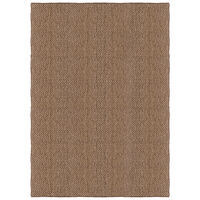 Basket Weave Sisal Matto 180x270 cm Ruskea