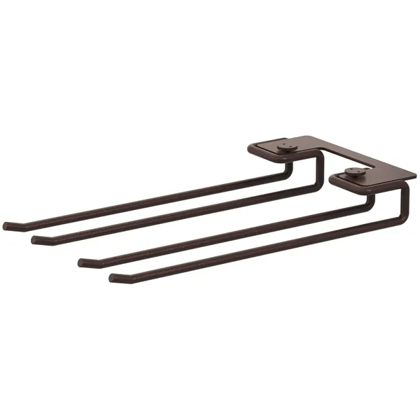String Ripustintelineet Juomalaseille 30 cm 2 kpl:n pakkaus Tummanruskeat