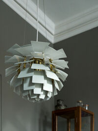 PH Artichoke Pendel 48 cm Messing / Dusty Green
