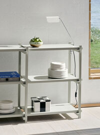 Woody Reolsystem 2.0 Low Smokey Grey Beech / Smokey Grey Steel