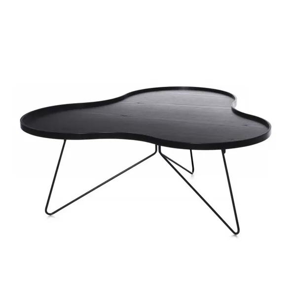 Flower Mono Bord 90x84cm Sort