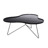 Flower Mono Bord 90x84cm Sort