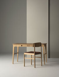 Höllviken Desk White Pigmented Oak