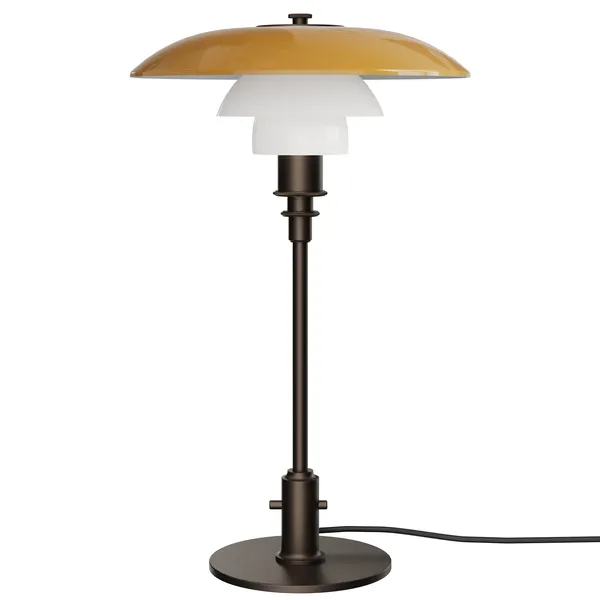 PH 3/2 Bordlampe Centenary Edition Amber / Opal