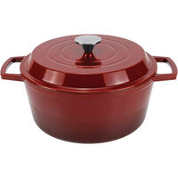 Gjutjärnsgryta 5 L Glossy Red