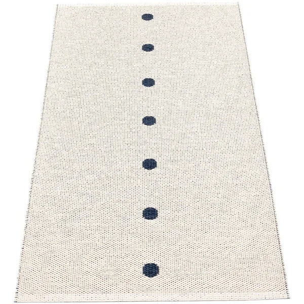 Peg Rug 70x140 cm Dark Blue/Vanilla