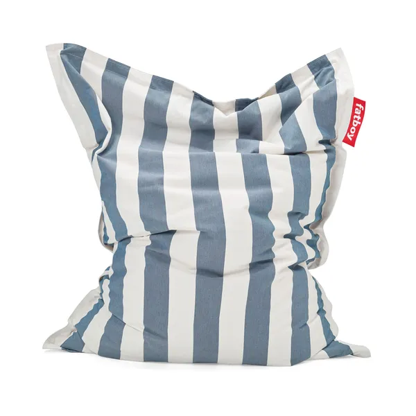Original Outdoor Sækkestol Stripe Ocean Blue