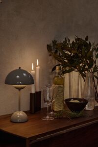 Flowerpot VP9 Bordlampe Bærbar Grey Beige
