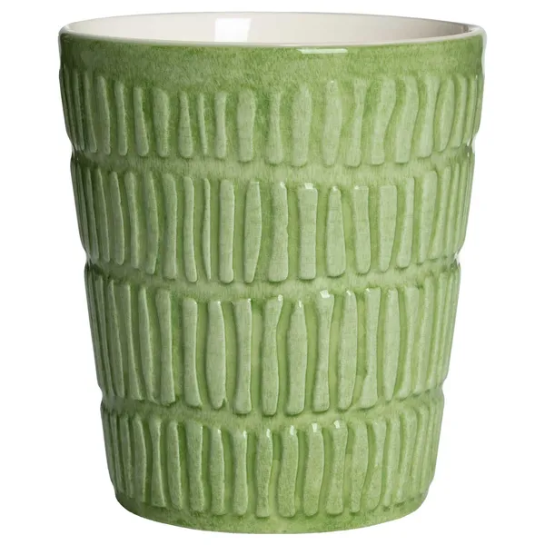 Stripes Mugg 30 cl Grön