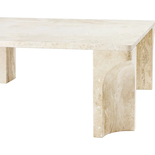 Doric Salongbord Neutral White 80x80 cm