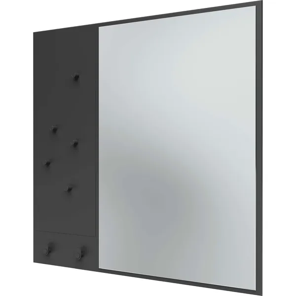 Memo Wall Mirror With Notice Board Beetroot