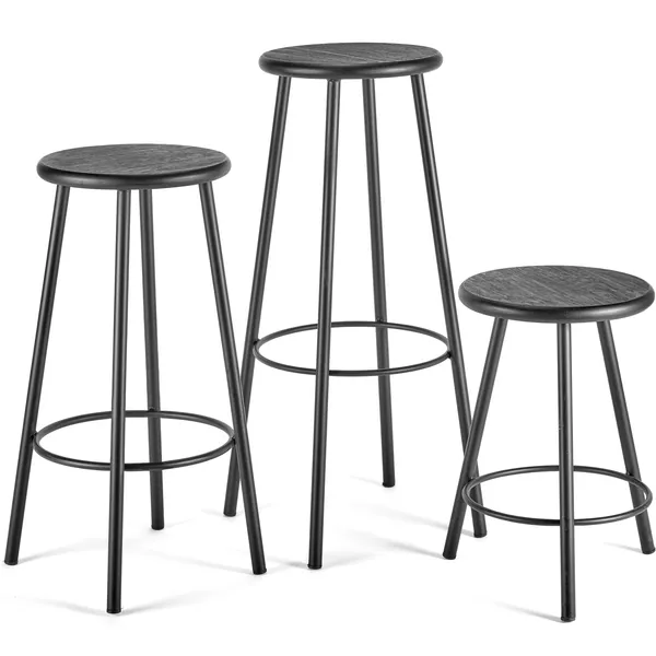 Stool Large Black
