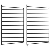 String Gavlar 30x50 cm 2-pack Svart