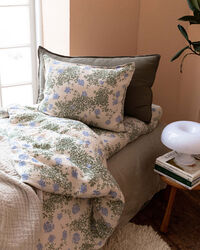 Plumbago Muslin Duvet Cover Single 150x210 cm