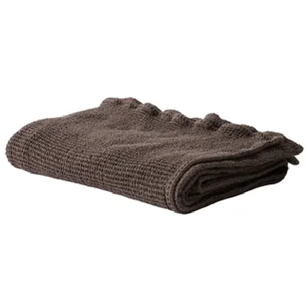 Nella waffle Pyyhe 70X140 cm Ruskeanharmaa