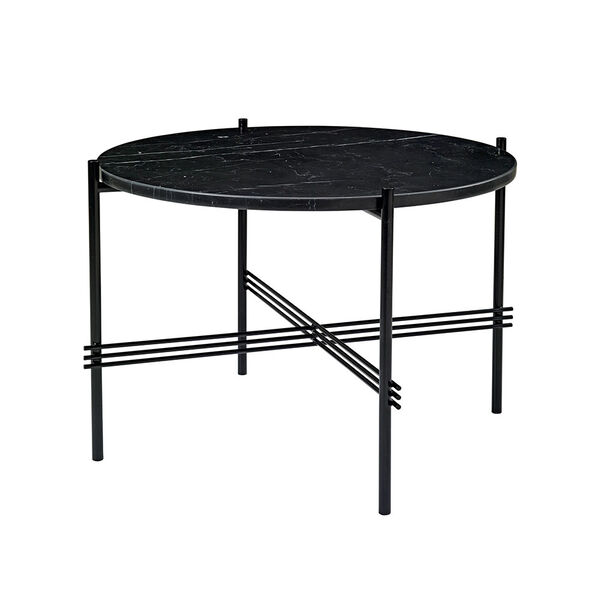 TS Soffbord 55 cm Svart / Svart Marquinamarmor