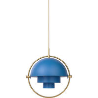 Multi-Lite Pendel 36 cm Messing / Nordic Blue Matt