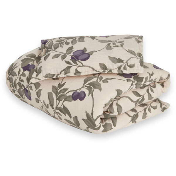 Plum Muslin Sengesæt 100x130 + 35x55 cm