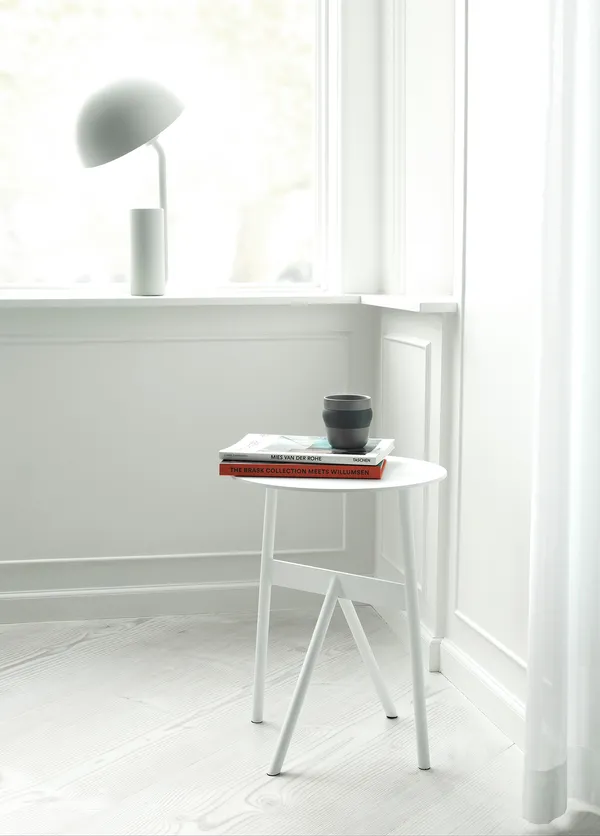 Stock Table Sidebord Hvit