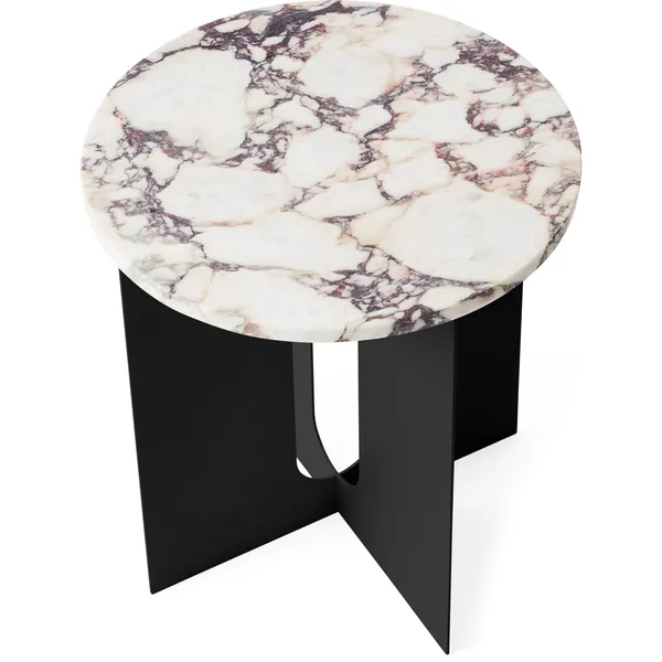 Androgyne Sidebord Svart / Viola Marmor