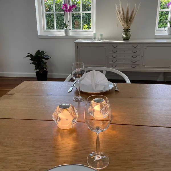 Ice Ball Bordlampe Krom
