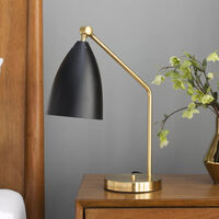 Gräshoppa Bordlampe Glossy Black