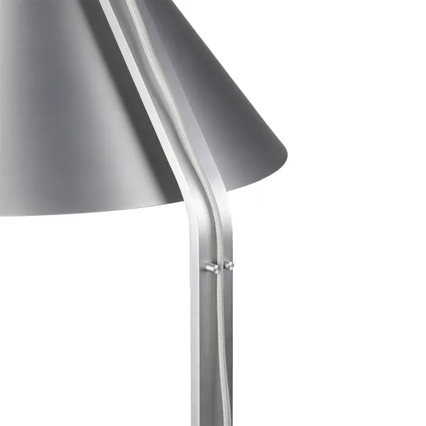 Cone Lattiavalaisin Brushed Aluminium