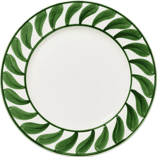 Swirl Sidetallerken 22 cm Grønn