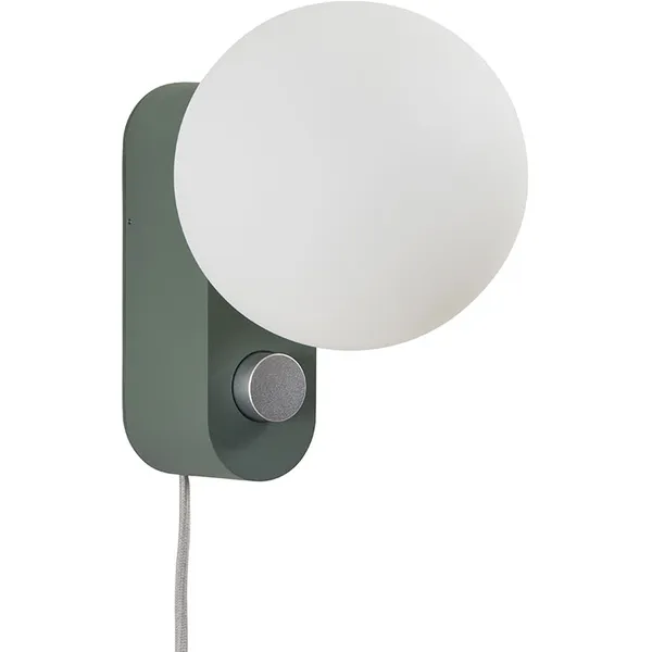Alumina Table Lamp with Sphere IV Green