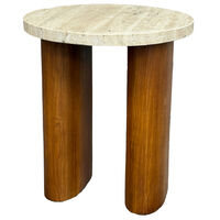 Vikman Sidebord Eik / Travertin