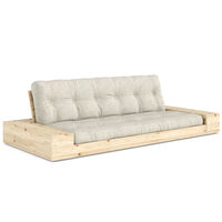 Base Sofa Bed With Storage Raw / Soft Chalk