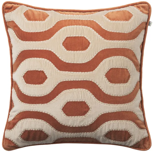 Varanasi Tyynynpäällinen Terracotta/Tan 50x50 cm