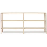 Leaf Hylle 2x3 Hvitoljet Eik