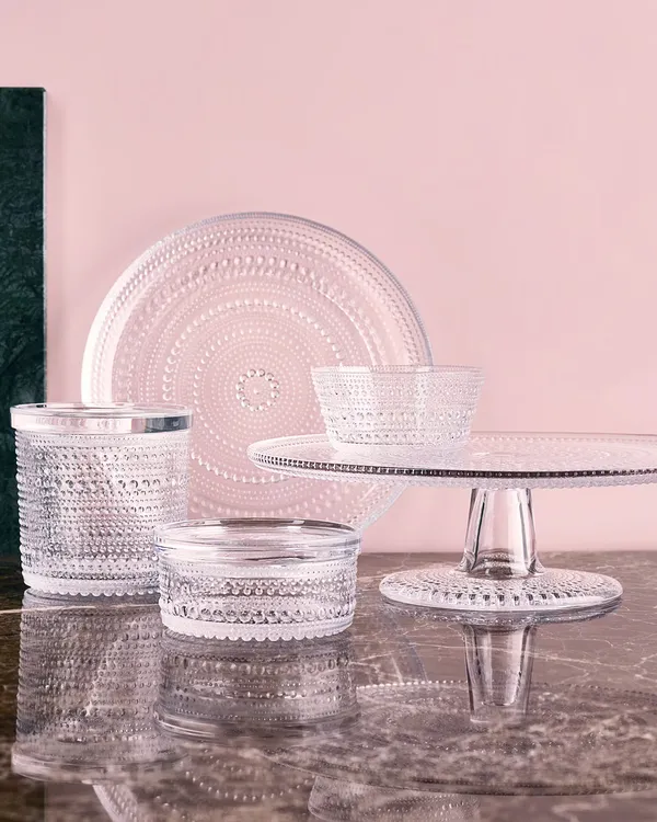 Kastehelmi Sidetallerken 17 cm 6-pk Klar