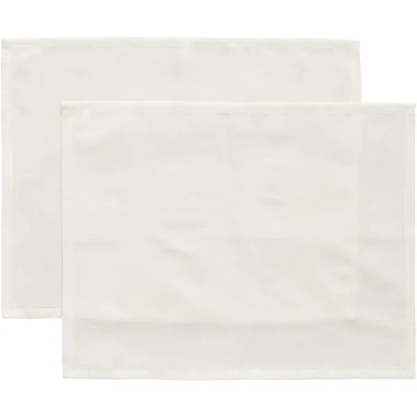 Sienna Spisebrikke 35x45 cm 2-pk Hvit