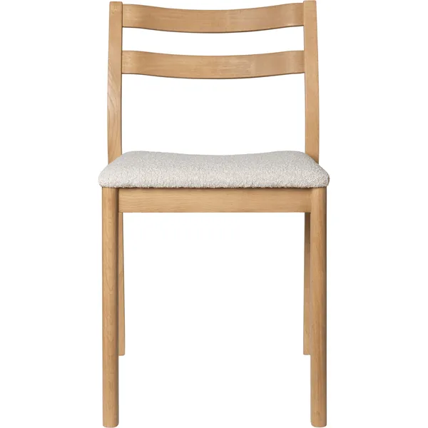 Boda Spisestol Rugged Bouclé Naturlig Eik / Off-white