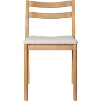 Boda Spisestol Rugged Bouclé Naturlig Eik / Off-white