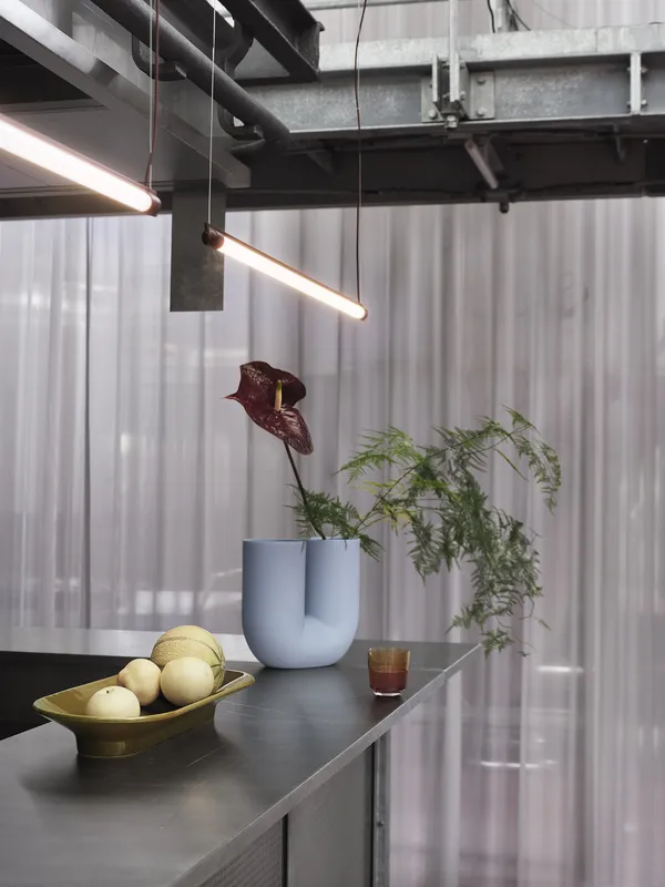 Fine Suspension Pendel 90 cm Deep Red