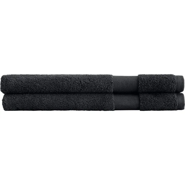 Alva Håndklæde 2-pak 50x70 cm Mørkeblåt