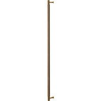 Closet Bar Double Sided Cross Brass