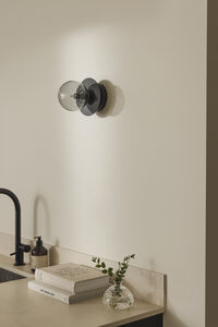 Art Deco Vegg-/Taklampe Røyk