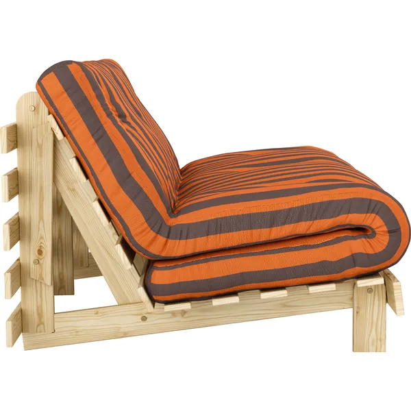 Roots Sovesofa 160x200 cm Oransje / Brun