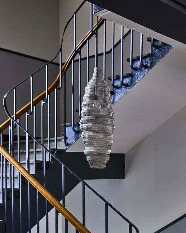 Mesh Lampe Brushed Silver