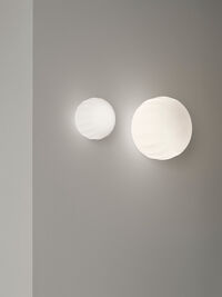 Lita 18 cm Vegglampe Hvit